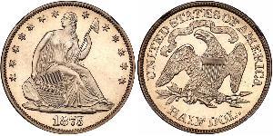 1/2 Dólar Estados Unidos de América (1776 - ) Plata 