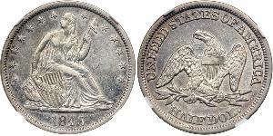 1/2 Dólar Estados Unidos de América (1776 - ) Plata 