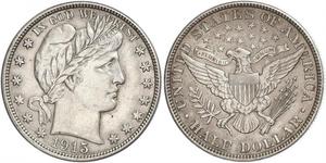 1/2 Dólar Estados Unidos de América (1776 - ) Plata 