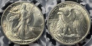 1/2 Dólar Estados Unidos de América (1776 - ) Plata 