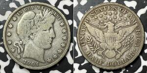 1/2 Dólar Estados Unidos de América (1776 - ) Plata 