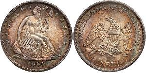 1/2 Dólar Estados Unidos de América (1776 - ) Plata 