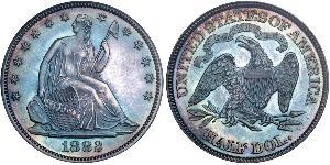 1/2 Dólar Estados Unidos de América (1776 - ) Plata 