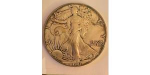 1/2 Dólar Estados Unidos de América (1776 - ) Plata 