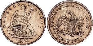 1/2 Dólar Estados Unidos de América (1776 - ) Plata 