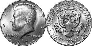 1/2 Dólar Estados Unidos de América (1776 - ) Plata John Fitzgerald Kennedy (1917-1963)