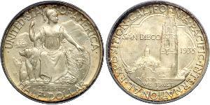 1/2 Dólar Estados Unidos de América (1776 - ) Plata 