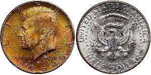 1/2 Dólar Estados Unidos de América (1776 - ) Plata John Fitzgerald Kennedy (1917-1963)