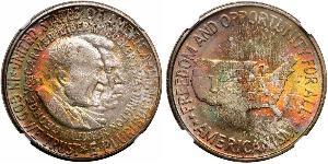 1/2 Dólar Estados Unidos de América (1776 - ) Plata 