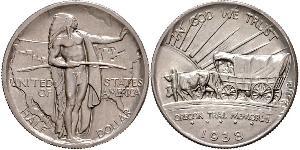 1/2 Dólar Estados Unidos de América (1776 - ) Plata 