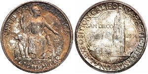 1/2 Dólar Estados Unidos de América (1776 - ) Plata 