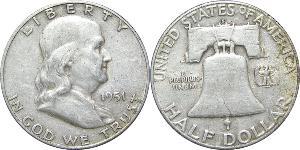 1/2 Dólar Estados Unidos de América (1776 - ) Plata Franklin D. Roosevelt (1882-1945)