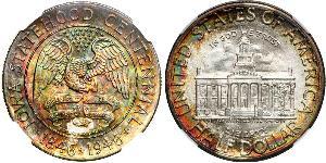 1/2 Dólar Estados Unidos de América (1776 - ) Plata 