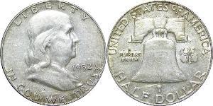 1/2 Dólar Estados Unidos de América (1776 - ) Plata Franklin D. Roosevelt (1882-1945)