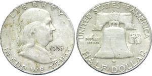 1/2 Dólar Estados Unidos de América (1776 - ) Plata Franklin D. Roosevelt (1882-1945)