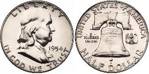 1/2 Dólar Estados Unidos de América (1776 - ) Plata Franklin D. Roosevelt (1882-1945)