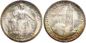 1/2 Dólar Estados Unidos de América (1776 - ) Plata 