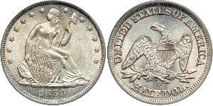 1/2 Dólar Estados Unidos de América (1776 - ) Plata 