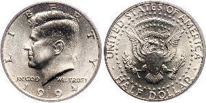 1/2 Dólar Estados Unidos de América (1776 - ) Plata John Fitzgerald Kennedy (1917-1963)