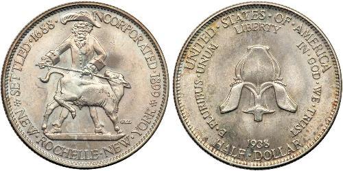 1/2 Dólar Estados Unidos de América (1776 - ) Plata 