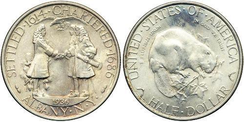 1/2 Dólar Estados Unidos de América (1776 - ) Plata 