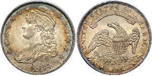 1/2 Dólar / 50 Cent Estados Unidos de América (1776 - ) Plata 