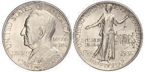 1/2 Dólar / 50 Cent Estados Unidos de América (1776 - ) Plata 