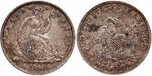 1/2 Dólar / 50 Cent Estados Unidos de América (1776 - ) Plata 