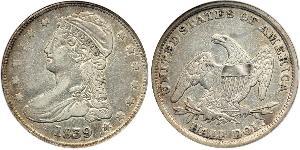 1/2 Dólar / 50 Cent Estados Unidos de América (1776 - ) Plata 