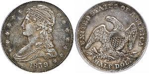 1/2 Dólar / 50 Cent Estados Unidos de América (1776 - ) Plata 