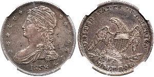 1/2 Dólar / 50 Cent Estados Unidos de América (1776 - ) Plata 