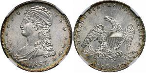 1/2 Dólar / 50 Cent Estados Unidos de América (1776 - ) Plata 