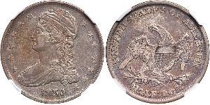 1/2 Dólar / 50 Cent Estados Unidos de América (1776 - ) Plata 