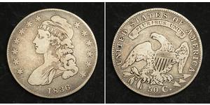 1/2 Dólar / 50 Cent Estados Unidos de América (1776 - ) Plata 