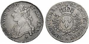 1/2 Ecu Kingdom of France (843-1791) Argent Louis XVI de France (1754 - 1793)