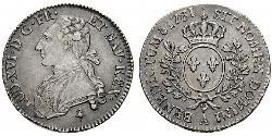 1/2 Ecu Kingdom of France (843-1791) Silver Louis XVI of France (1754 - 1793)