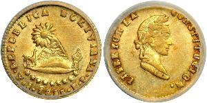 1/2 Escudo Bolivie Or 