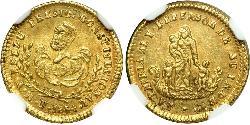 1/2 Escudo Bolivia Oro 