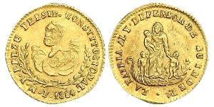 1/2 Escudo Bolivia Oro 