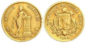 1/2 Escudo Costa Rica (1821 - ) Oro 
