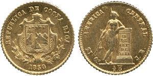 1/2 Escudo Costa Rica (1821 - ) Oro 