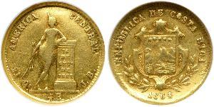 1/2 Escudo Costa Rica (1821 - ) Oro 