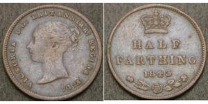 1/2 Farthing United Kingdom of Great Britain and Ireland (1801-1922) Bronze Victoria (1819 - 1901)