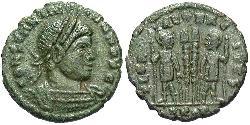 1/2 Follis Empire romain (27BC-395) Bronze Constance II (317 - 361)