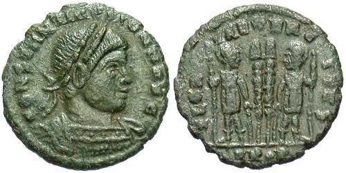 1/2 Follis Empire romain (27BC-395) Bronze Constance II (317 - 361)