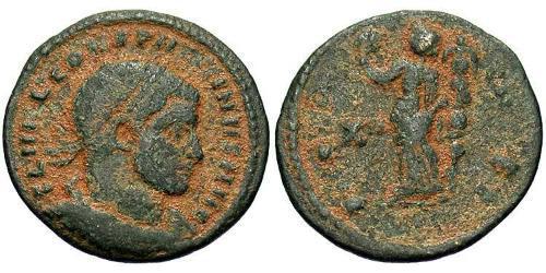 1/2 Follis Römische Kaiserzeit (27BC-395) Bronze Konstantin I (272 - 337)