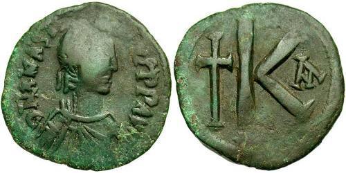 1/2 Follis Impero bizantino (330-1453) Bronzo Anastasio I (430-518)