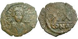 1/2 Follis 拜占庭帝国 青铜 Phocas(?-610)