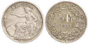 1/2 Franc Suisse Argent 