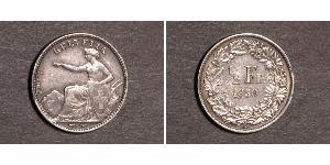1/2 Franc Suisse Argent 
